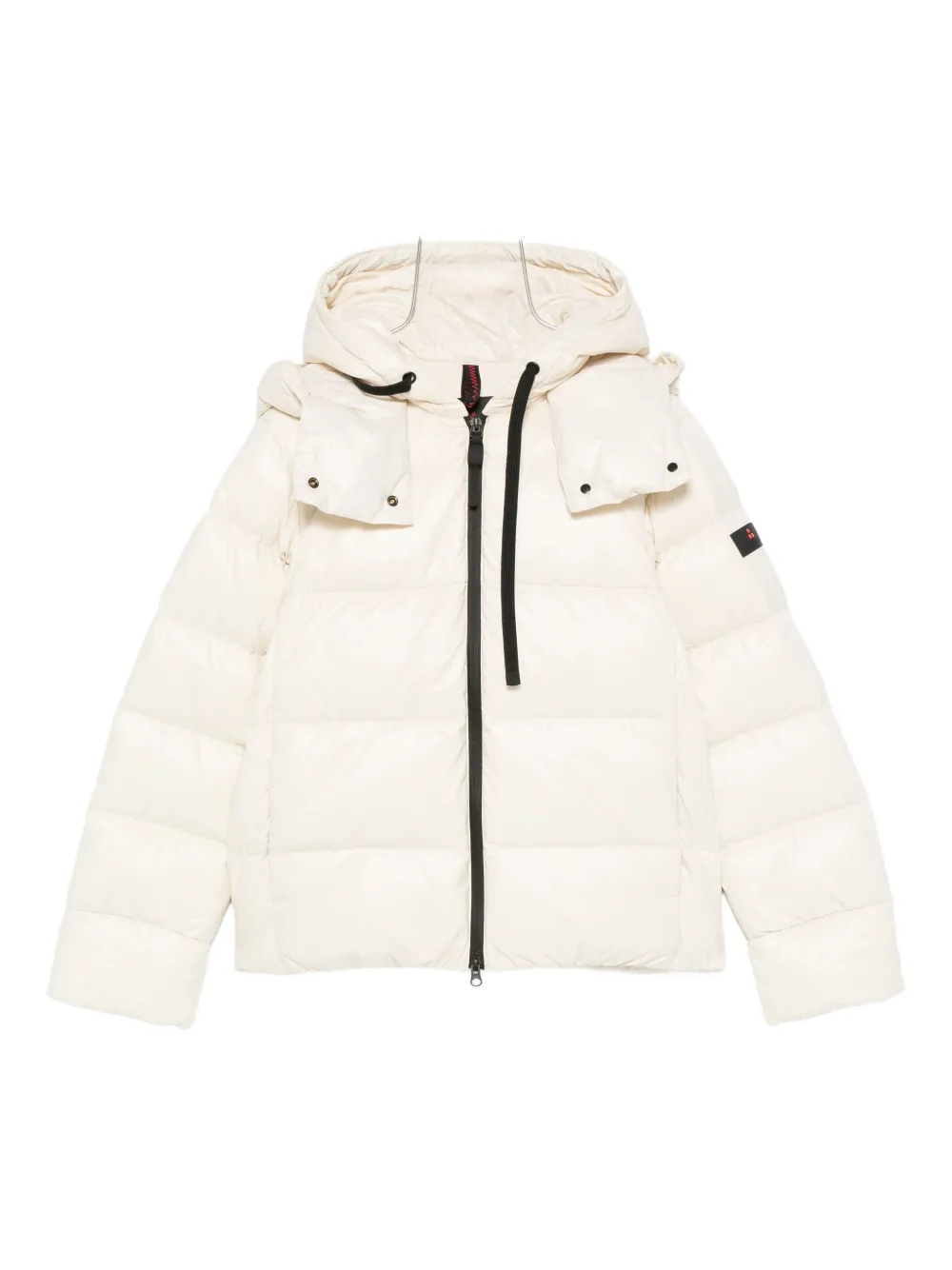 Peuterey Hooded Puffer Jacket In White