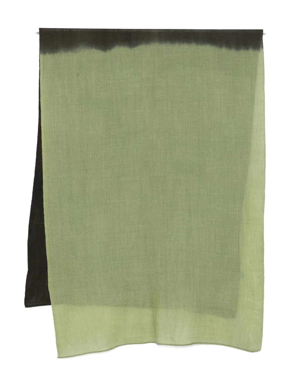 Yavi Wool-silk Scarf In Green