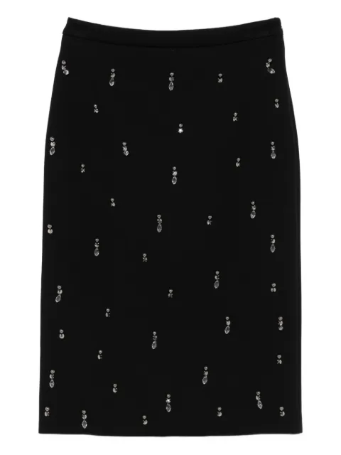 Semicouture rhinestone-embellished skirt