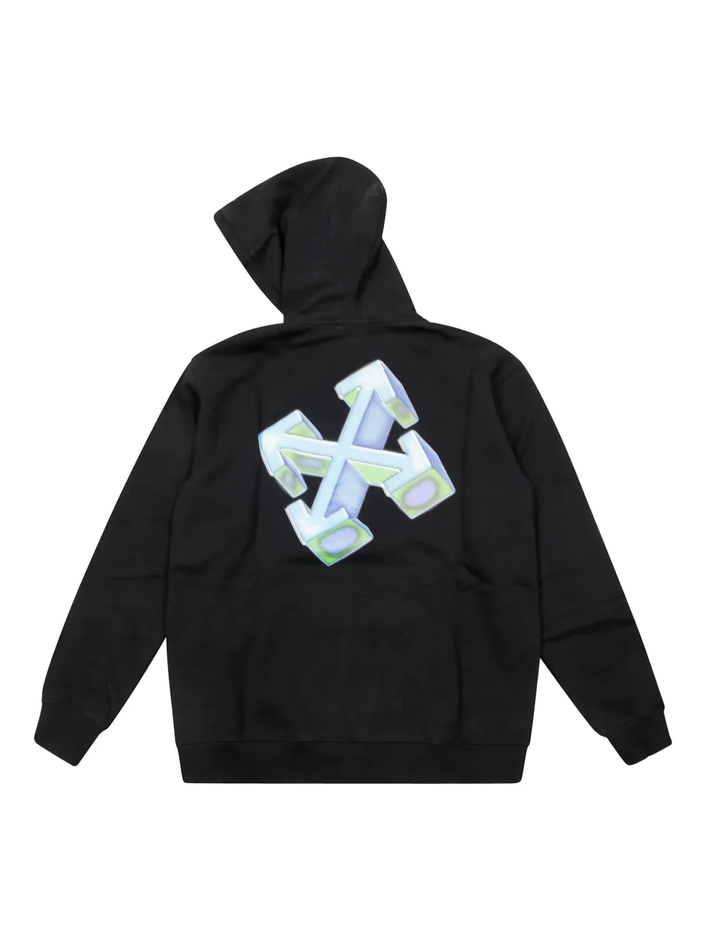 Off-White Kids Arrow 3D hoodie Zwart
