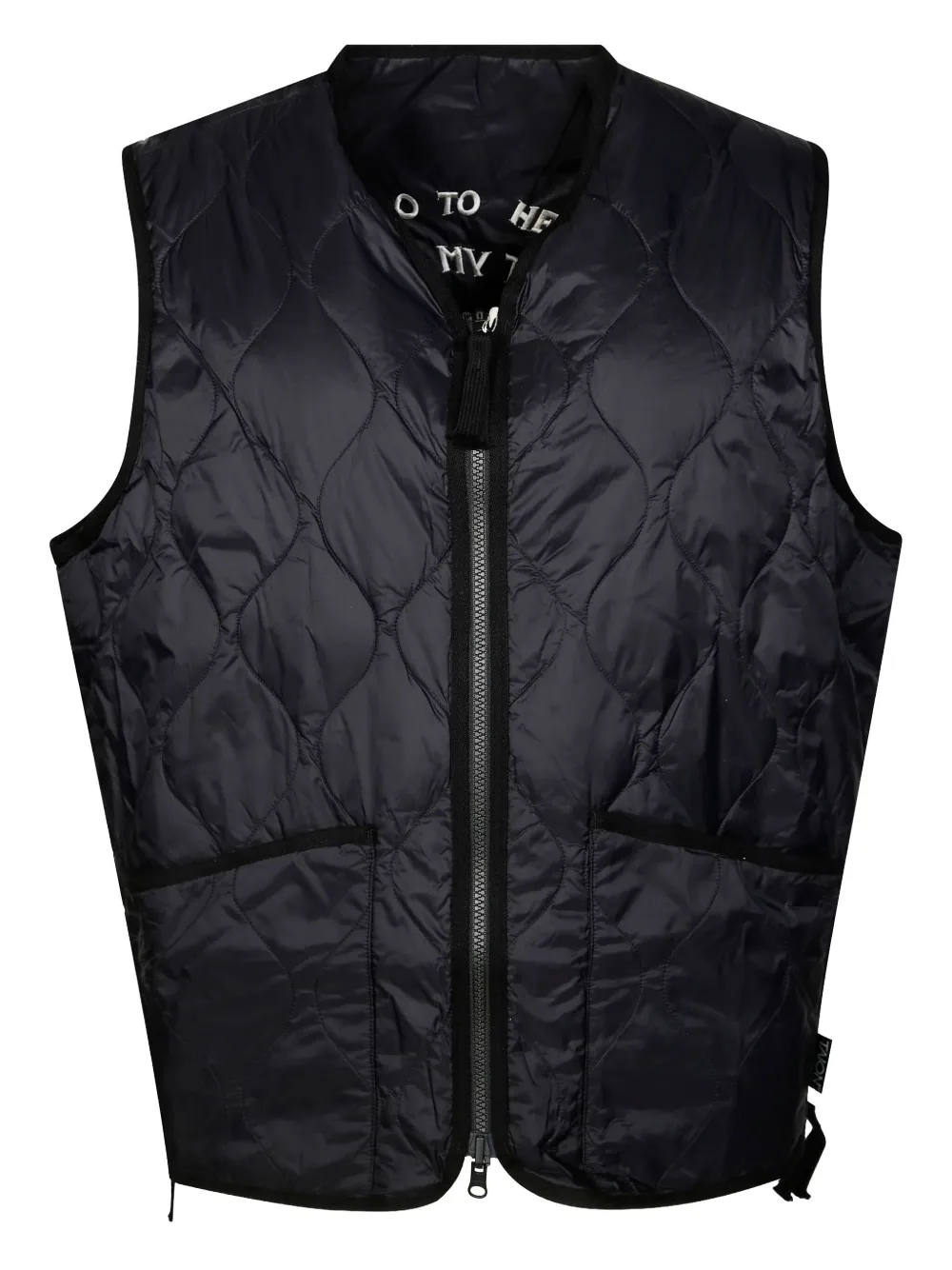 Taion Reversible Vetjan Down Vest In Black
