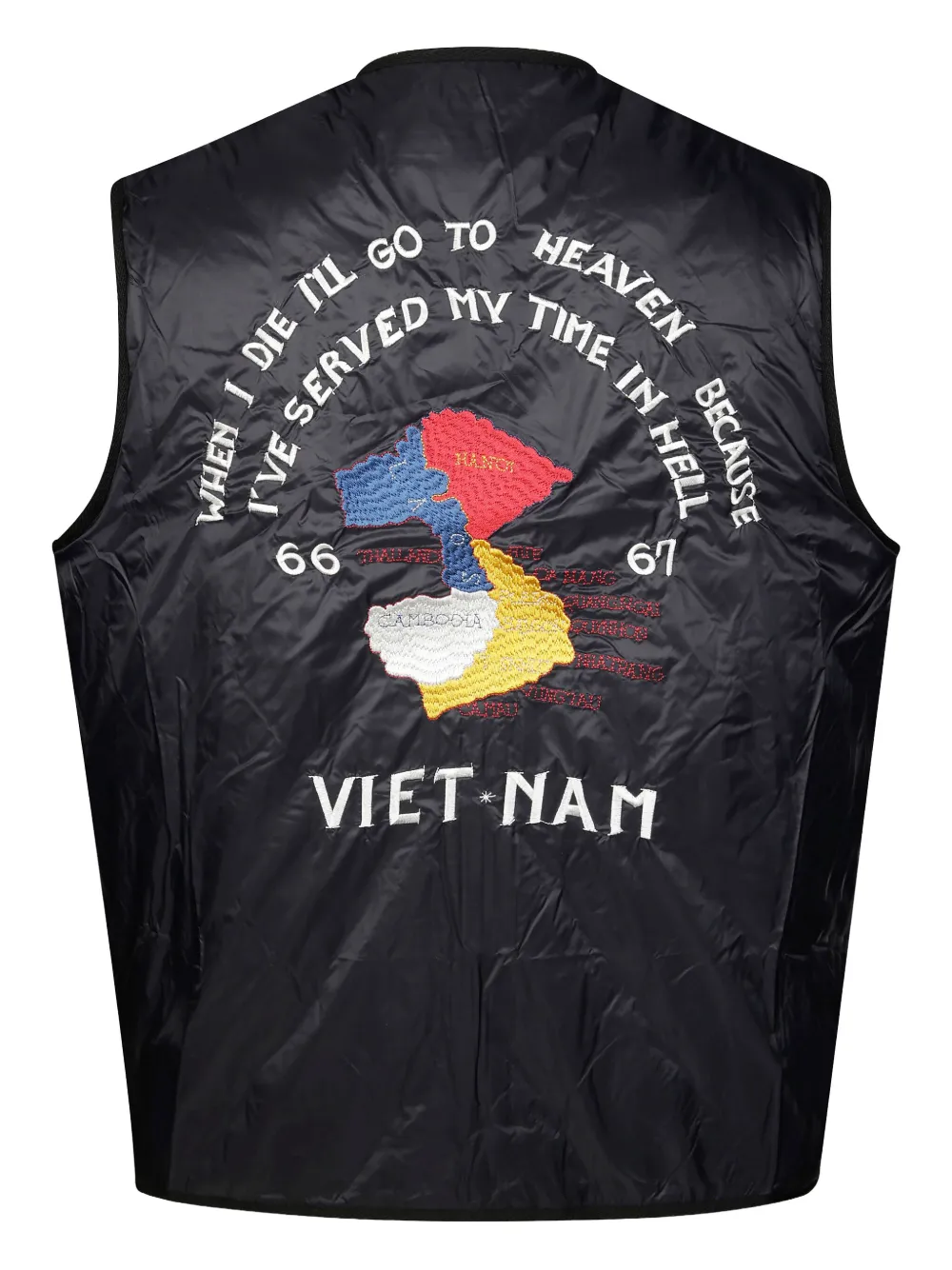 Taion Reversible Vetjan Down Vest In Black