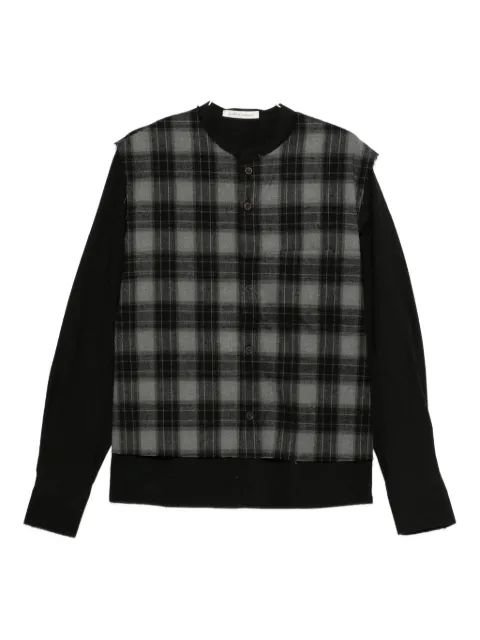 Individual Sentiments checked long-sleeved shirt