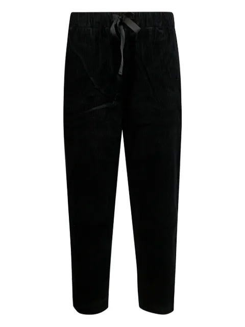 Sun68 drawstring-fastening corduroy trousers