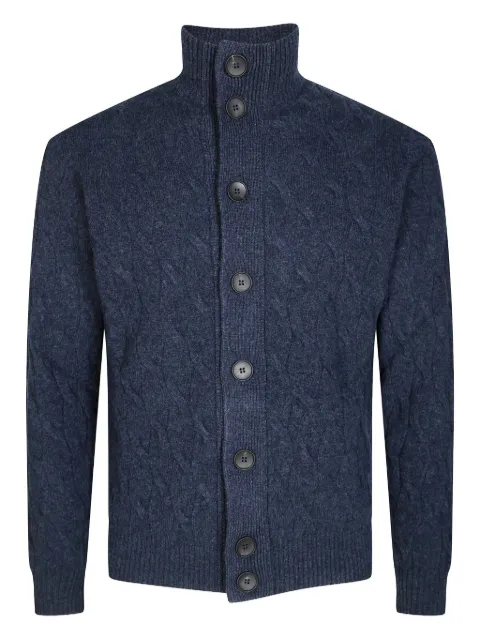 Filippo De Laurentiis cable-knit buttoned cardigan