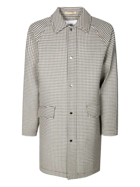 Paolo Pecora Scuba checked coat