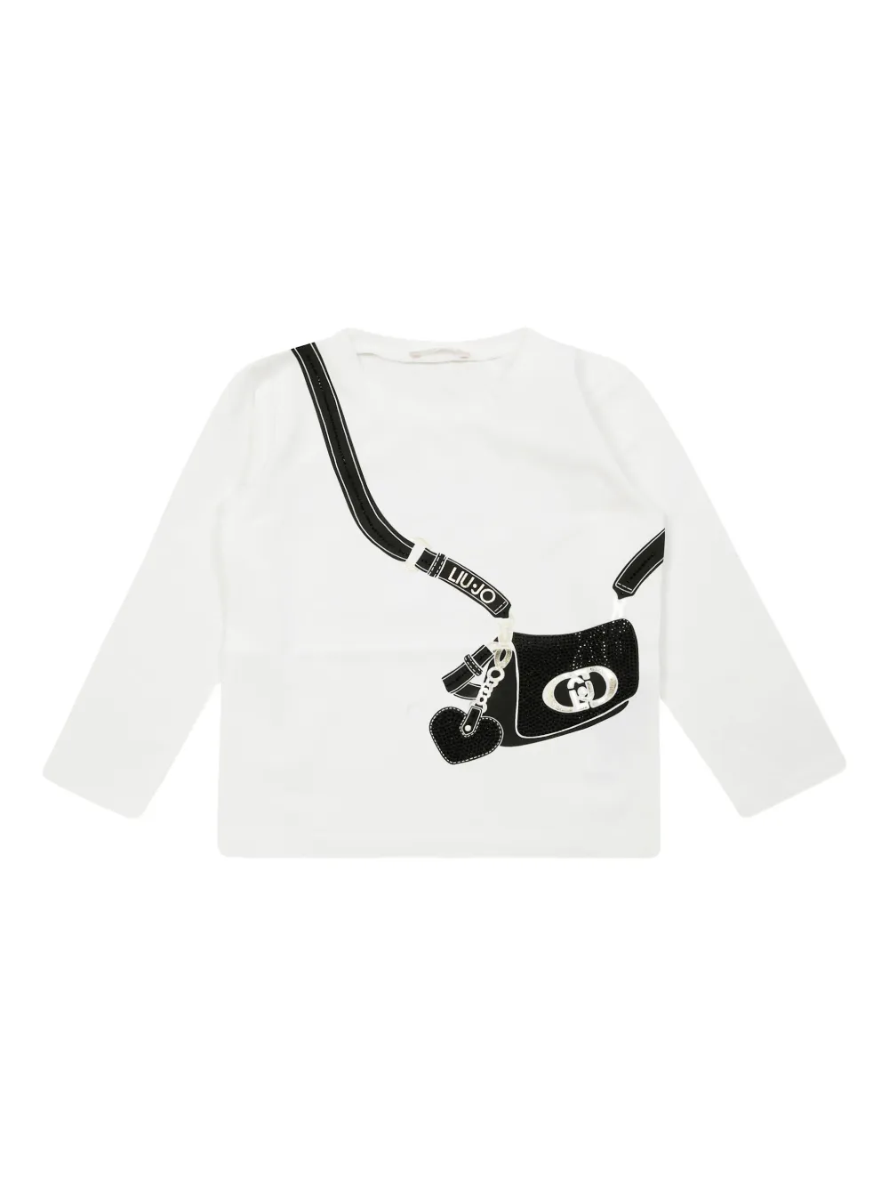 Liu Jo Kids playera estampada manga larga | blanco | Image 1