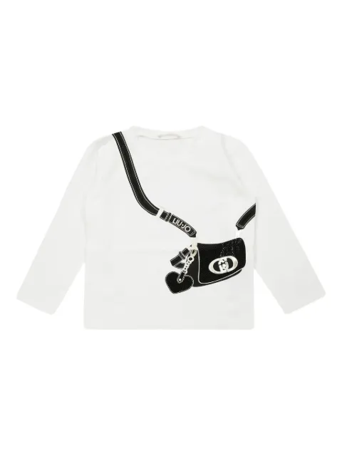 Liu Jo Kids print long-sleeved T-shirt