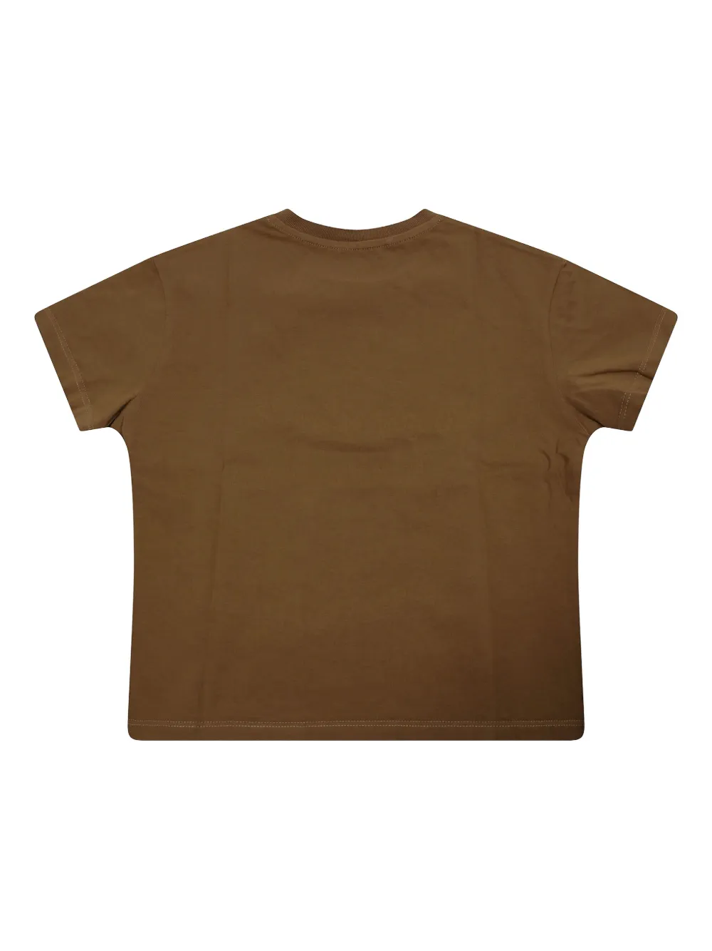 American Vintage Kids FizValley T-shirt met logo en korte mouwen Bruin