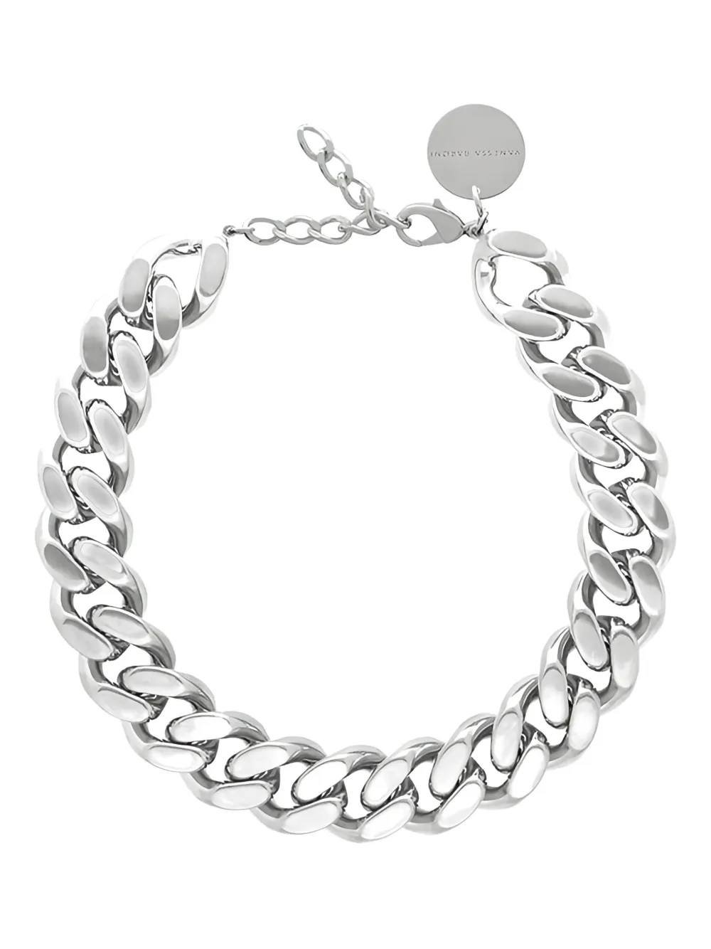 Vanessa Baroni Chain-link Necklace In Metallic