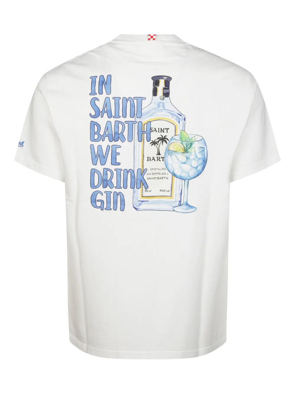 MC2 Saint Barth T-shirt met grafische print - Wit
