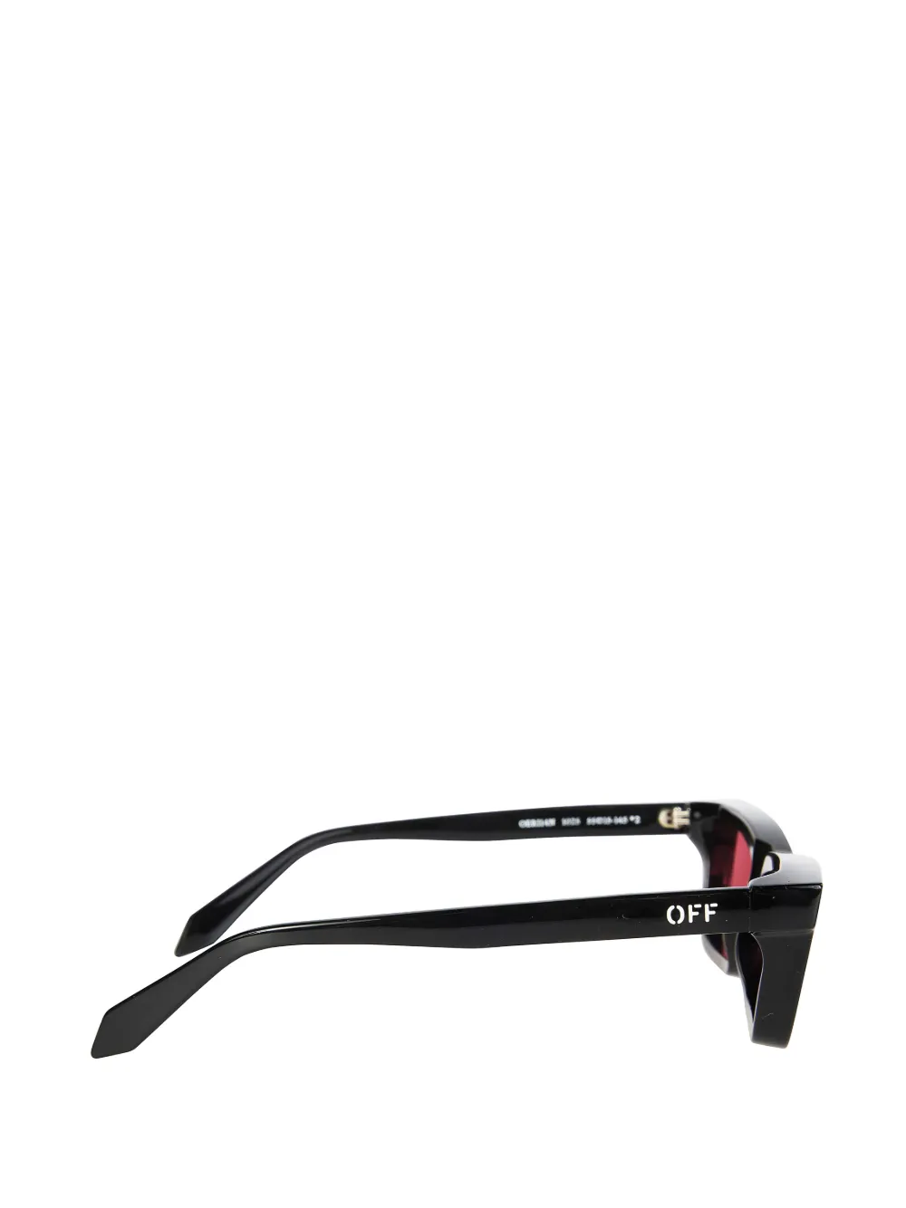 Off-White Eyewear Cambridge zonnebril met vierkant montuur Zwart