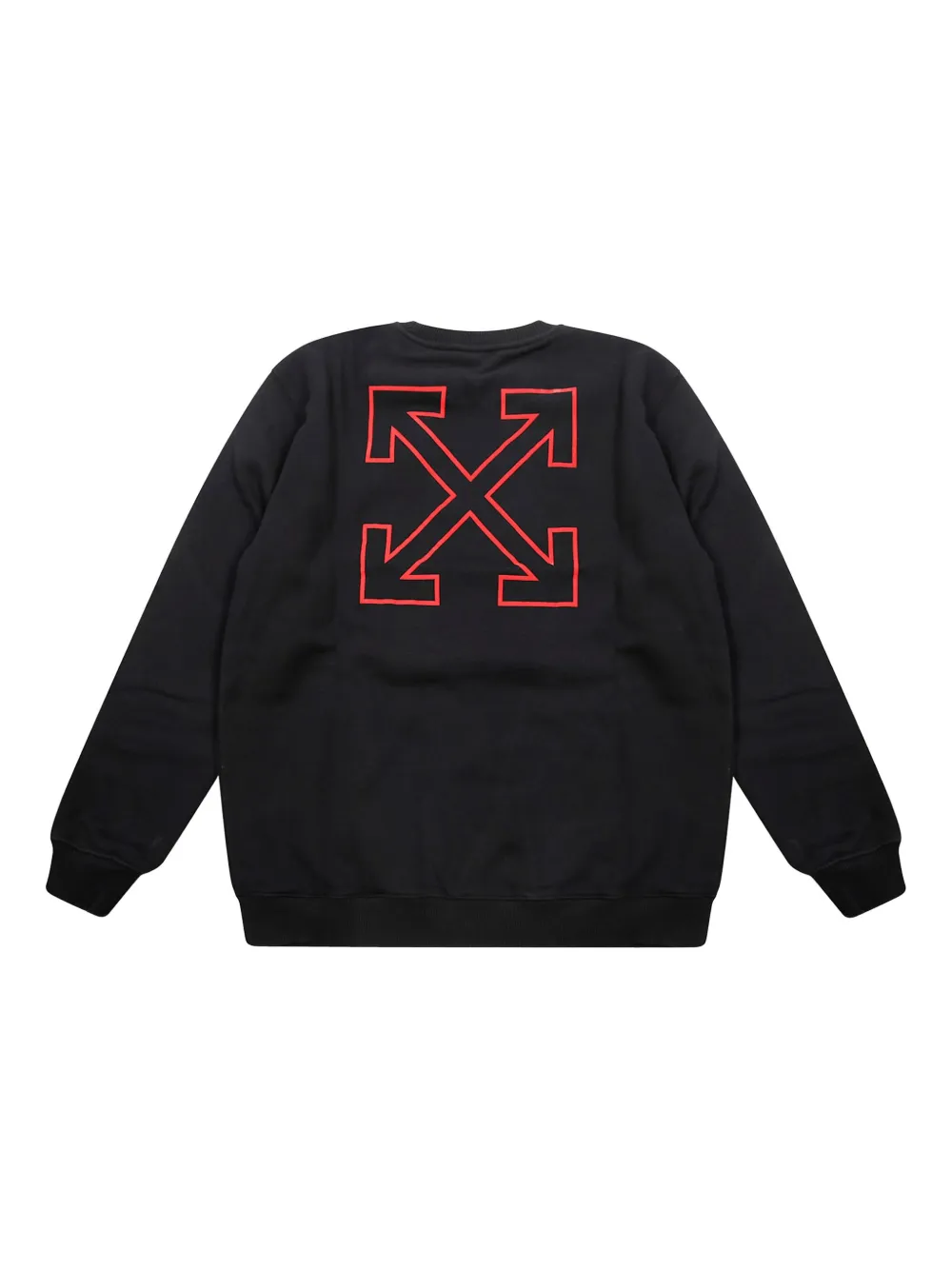 Off-White Kids Sweater met grafische print Zwart