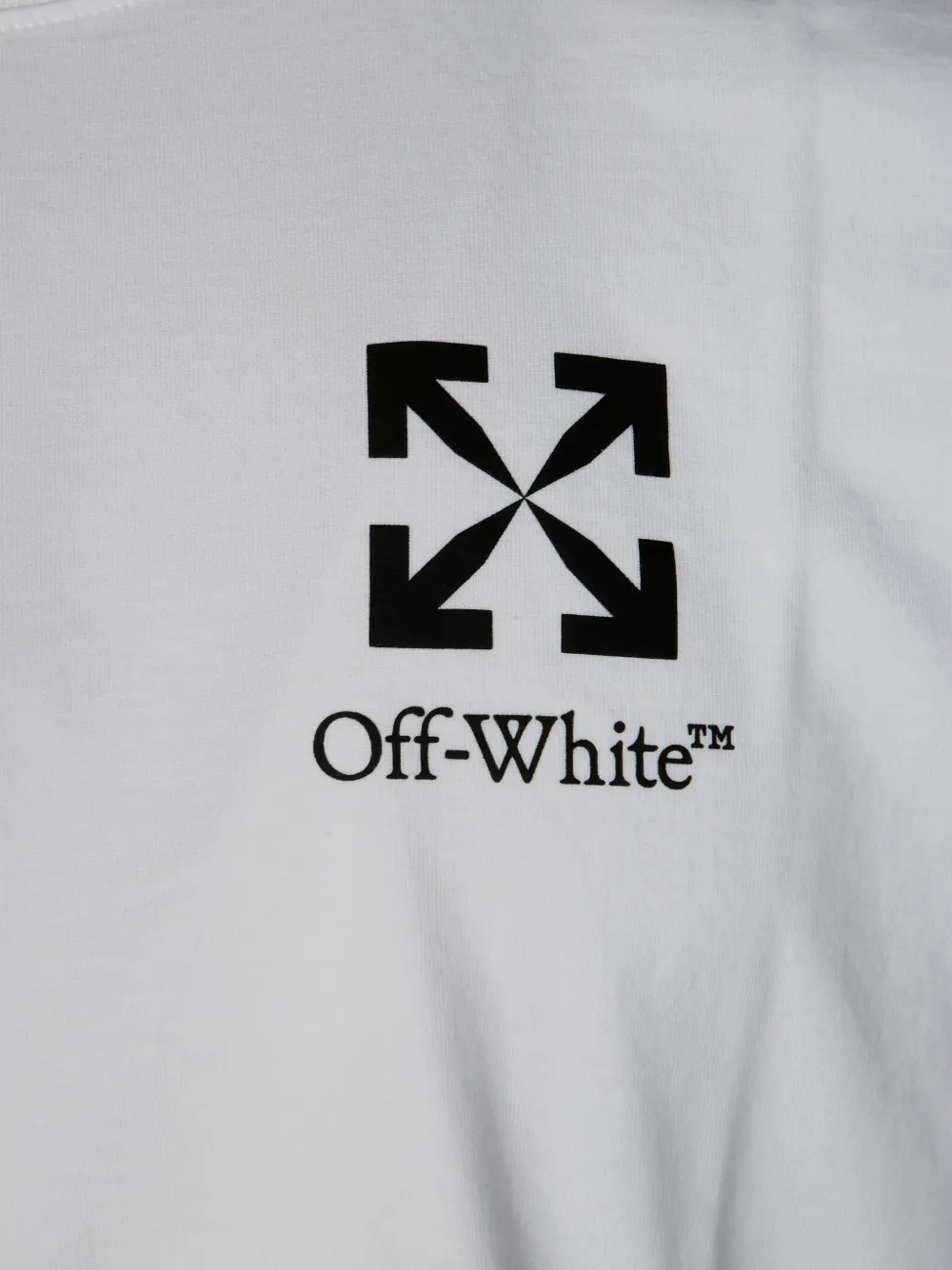 Off-White T-shirt met logoprint Wit