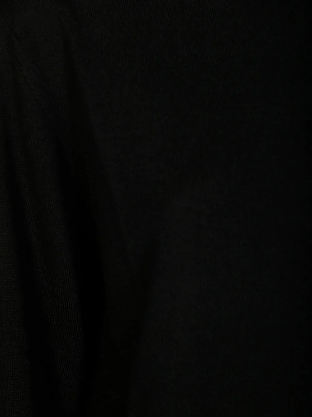 Daniele Fiesoli Fine-knit Black Turtleneck Sweater With Ribbed Detailing In Black