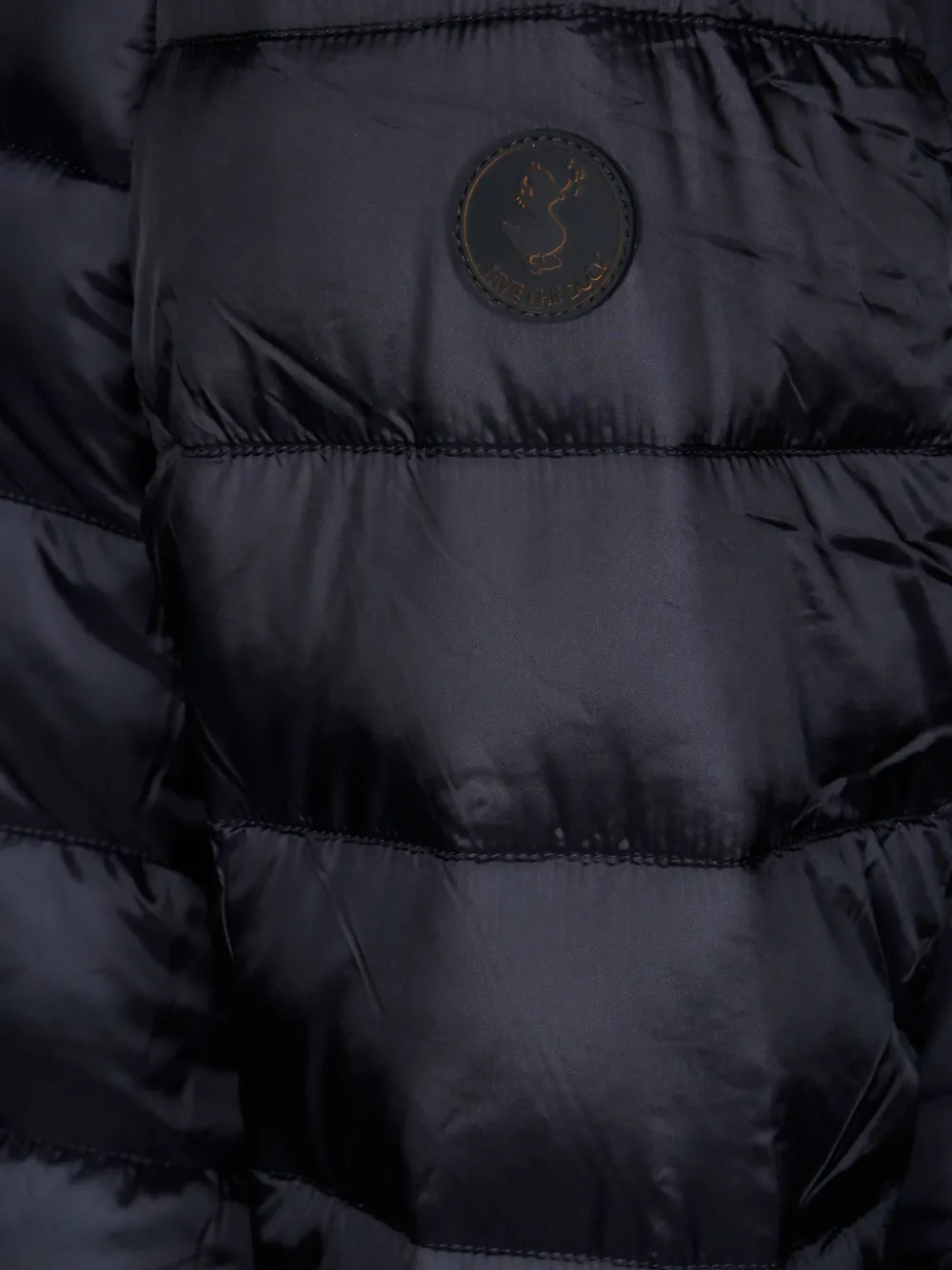 Save The Duck Lydia High-neck Padded Coat In Blue