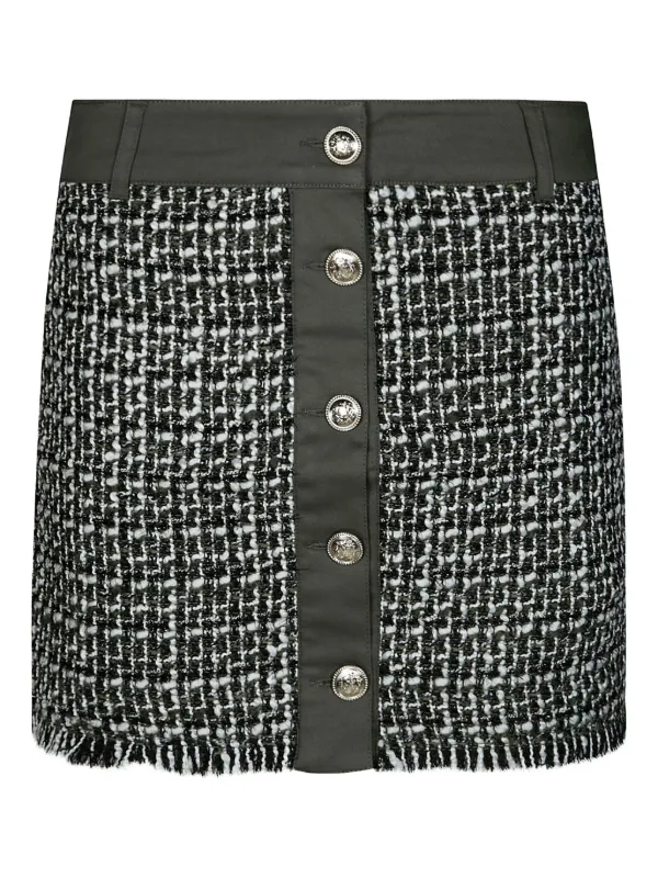 LIU JO bouclé mini skirt