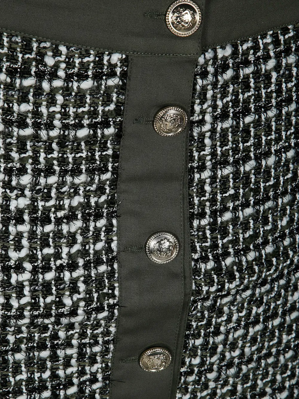 Liu •jo Bouclé Mini Skirt In Black