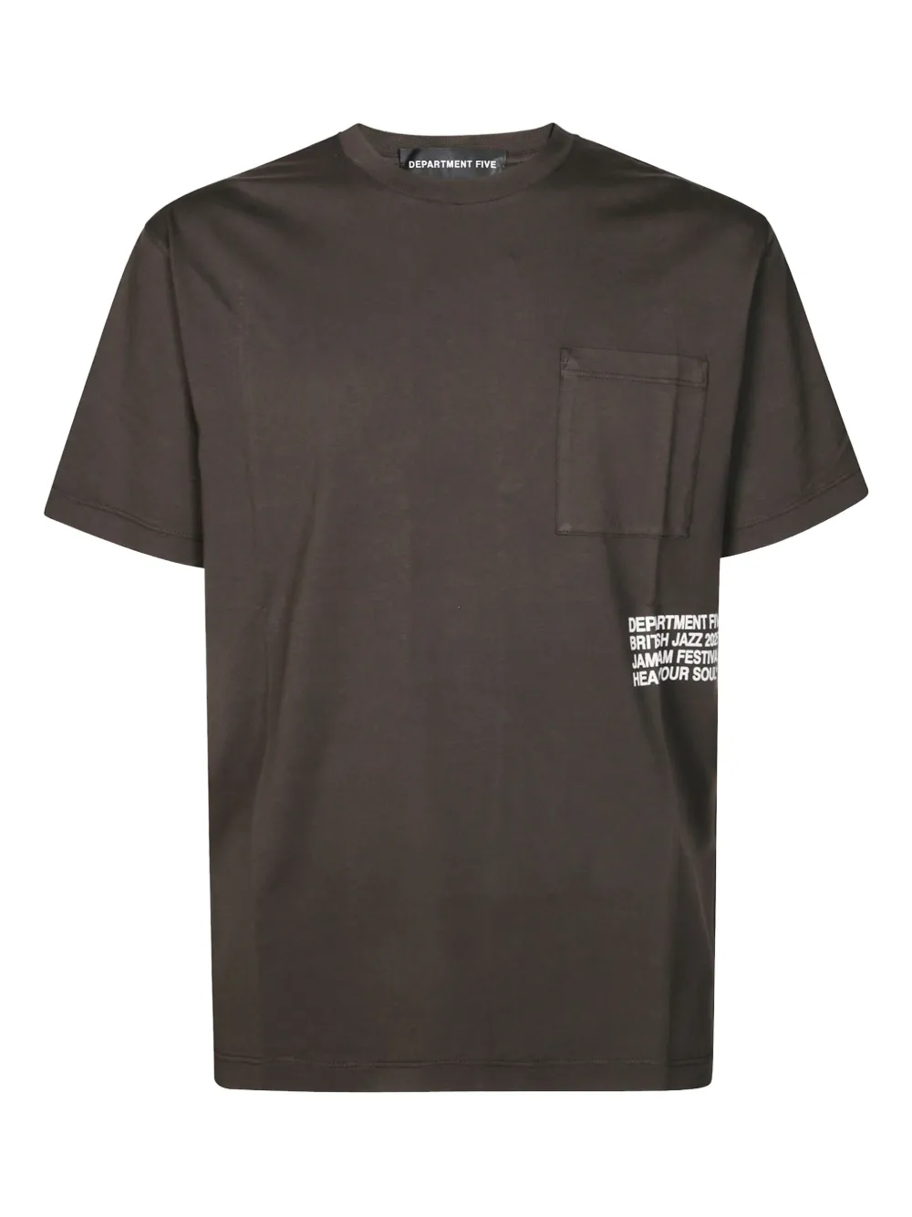 Department 5 slogan-print T-shirt | Brown | Image 1