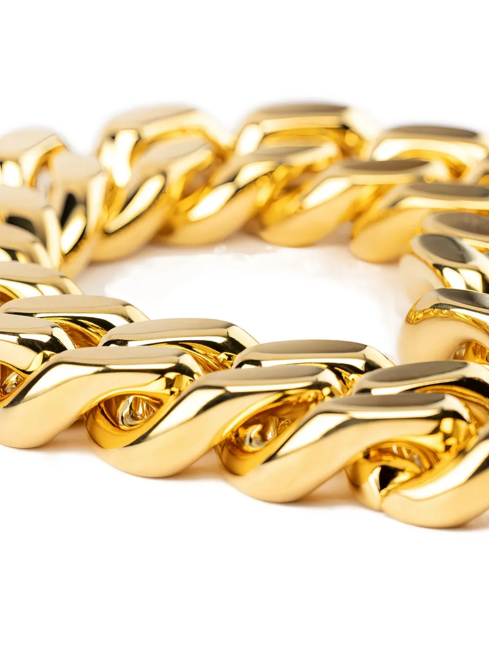 Vanessa Baroni Chain-link Necklace In Gold