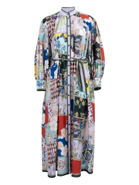 ALEMAIS vestido camisero midi Bianca