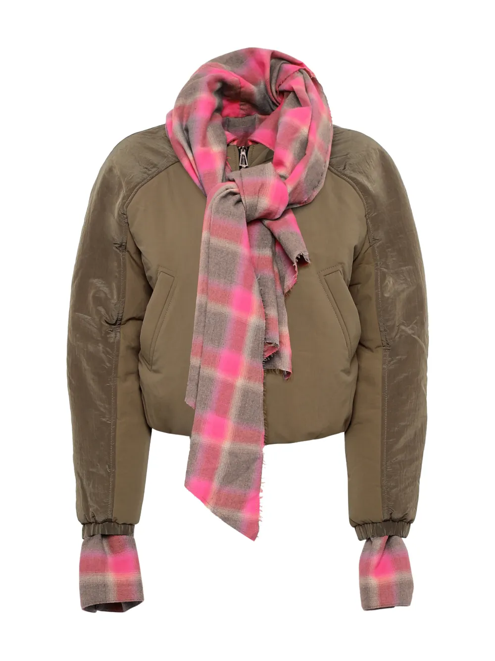 MARBELL Sciarpa tartan Kirsten - Marrone