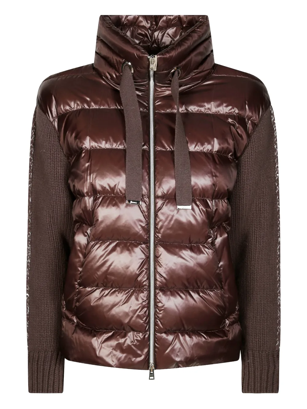 Herno panelled padded jacket | Brown | Image 1