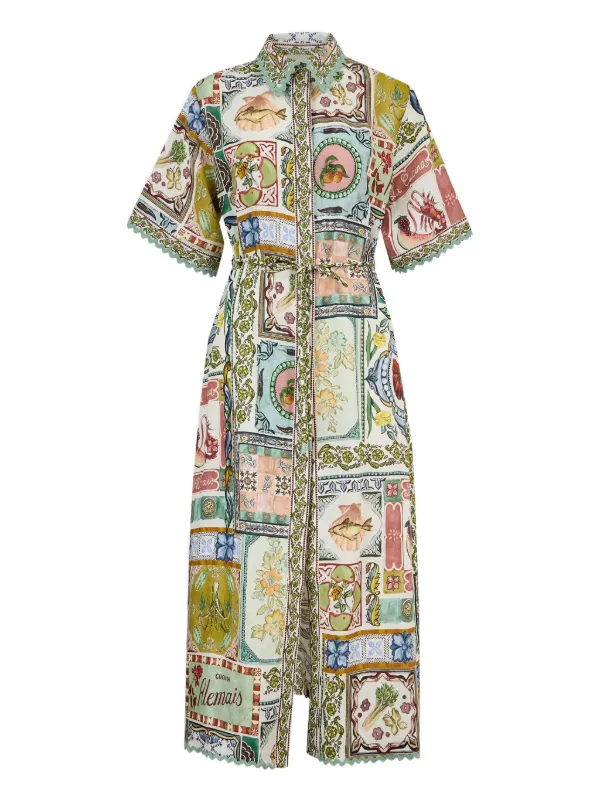 alemais sea shirt dress Sea Shirtdress in Cream (TS)