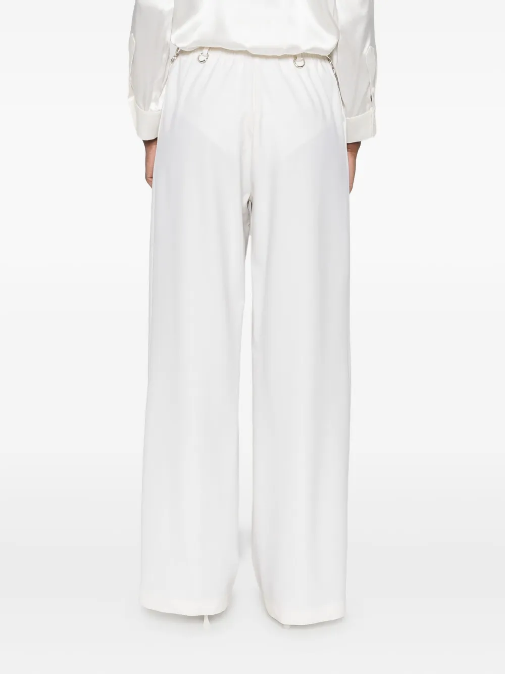 MEDEEA Broek verfraaid met ring WHITE