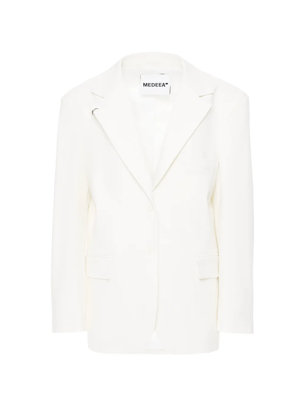 MEDEEA single-breasted blazer - Bianco