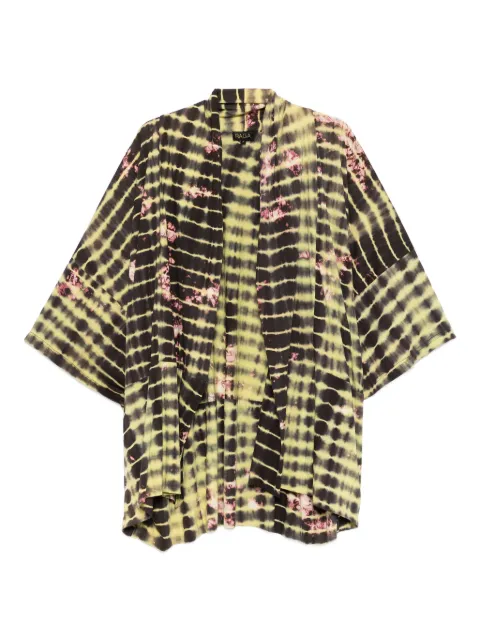 YAVI chamarra con estampado tie-dye