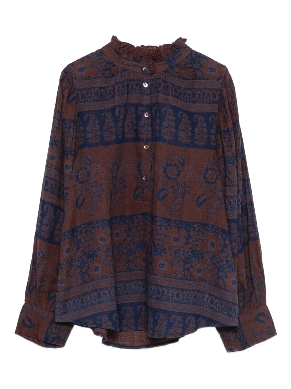 Antik Batik Floral-print Blouse In Multi