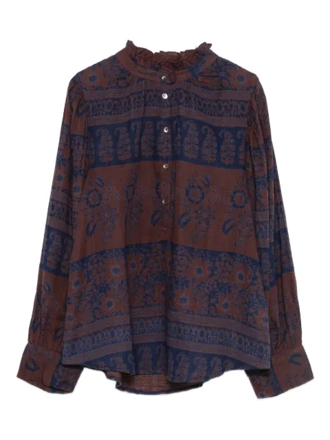 Antik Batik blusa con estampado floral