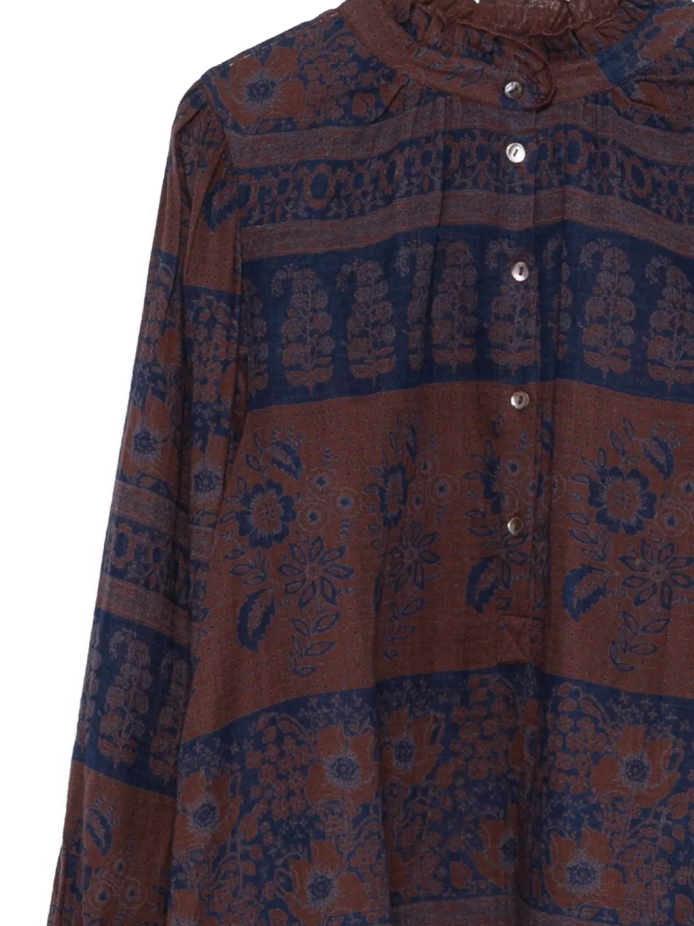 Antik Batik Floral-print Blouse In Multi