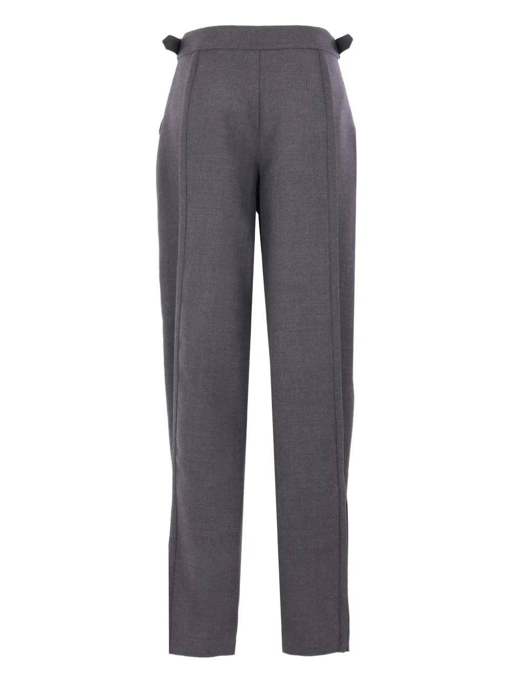Zomer Buckle-detailed Trousers In Gray