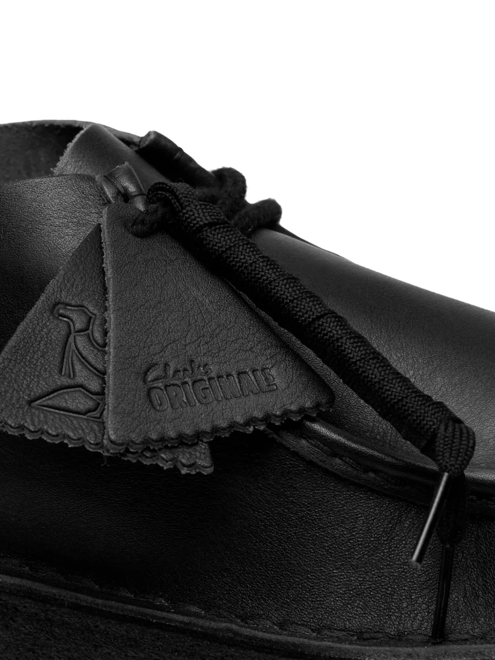 Clarks Originals Nomad leren desert boots met veters Zwart