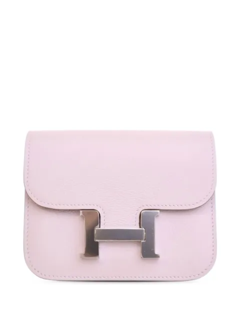 Hermès Pre-Owned 2022 Evercolor Constance Slim Wallet small wallets
