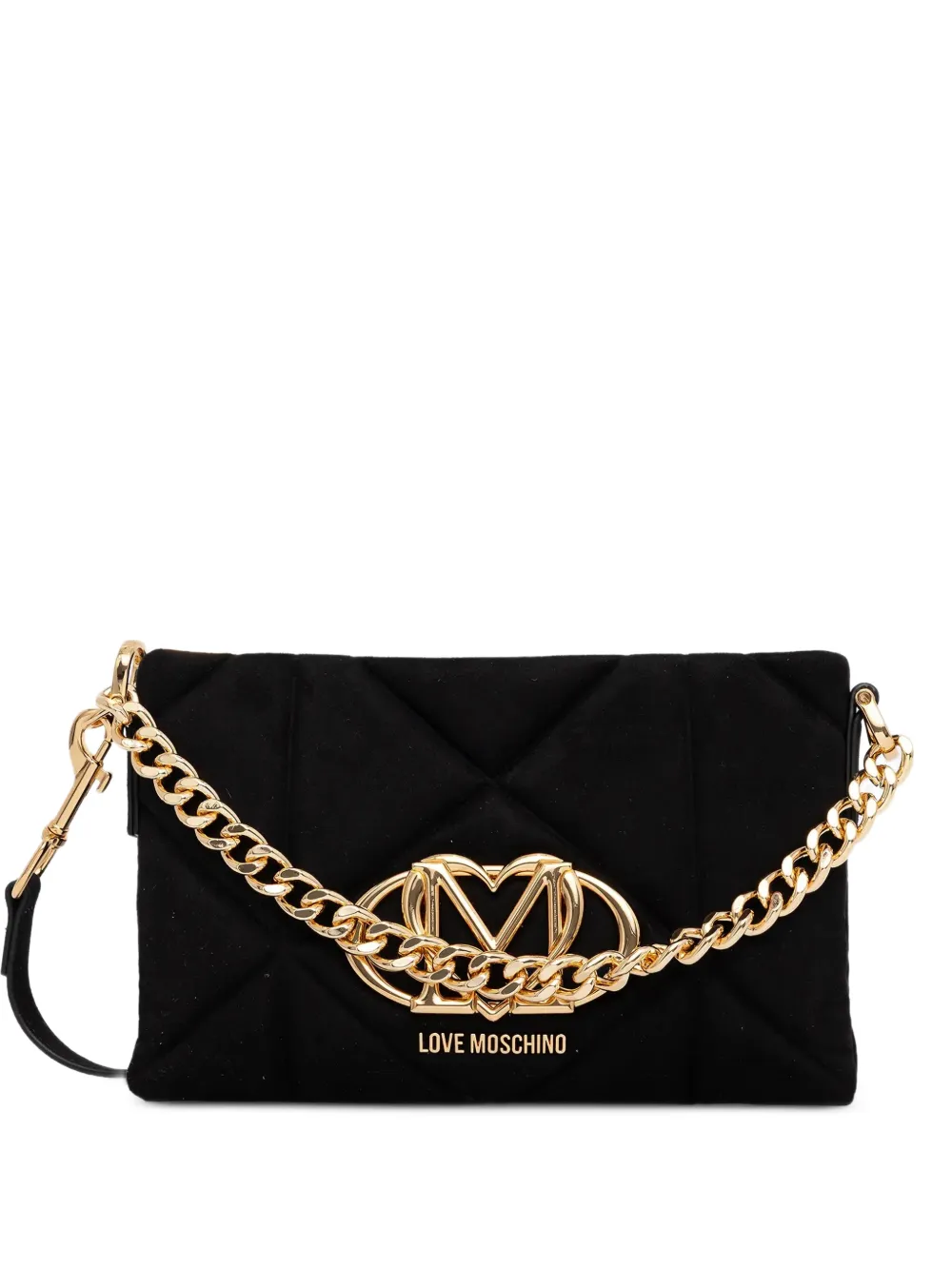 Love Moschino quilted cross body bag - Nero