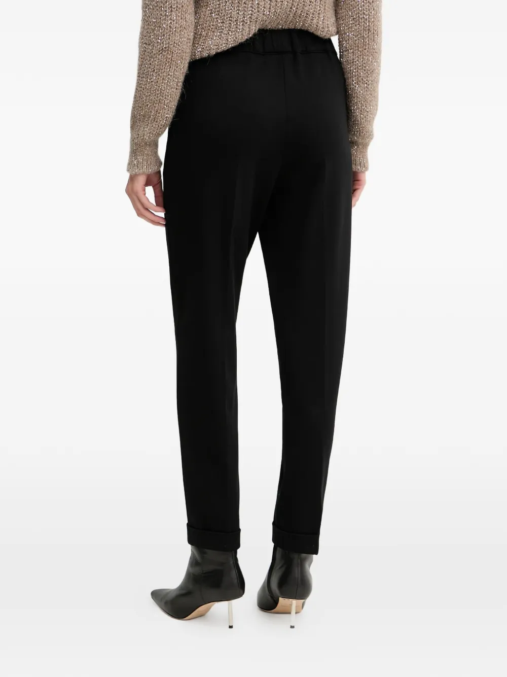  Liviana Conti Brain Drawstring Trousers - Black 