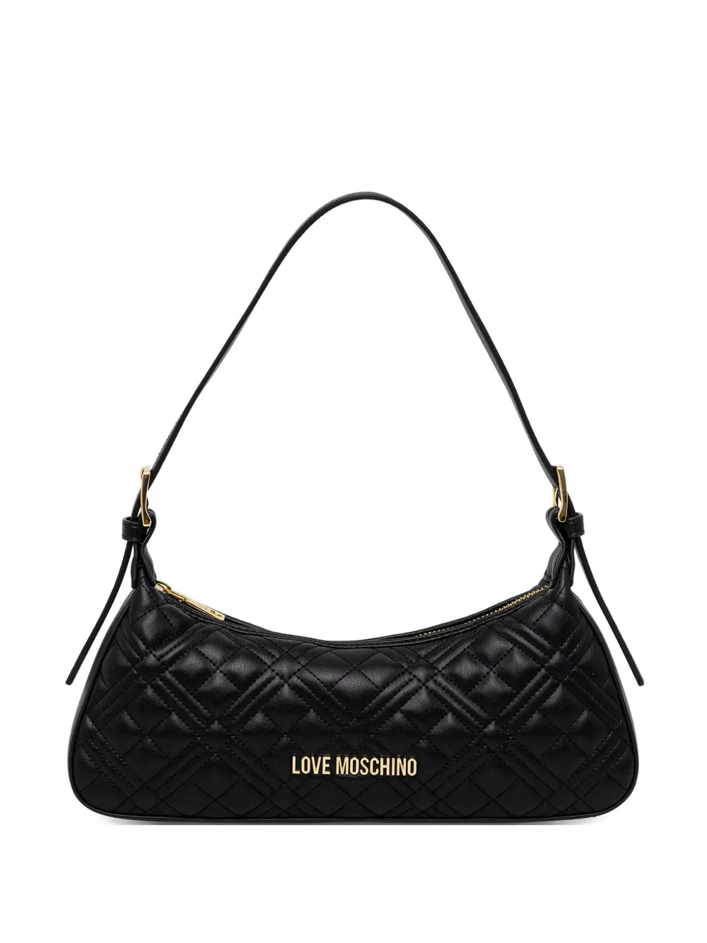 Love Moschino quilted shoulder bag - Nero