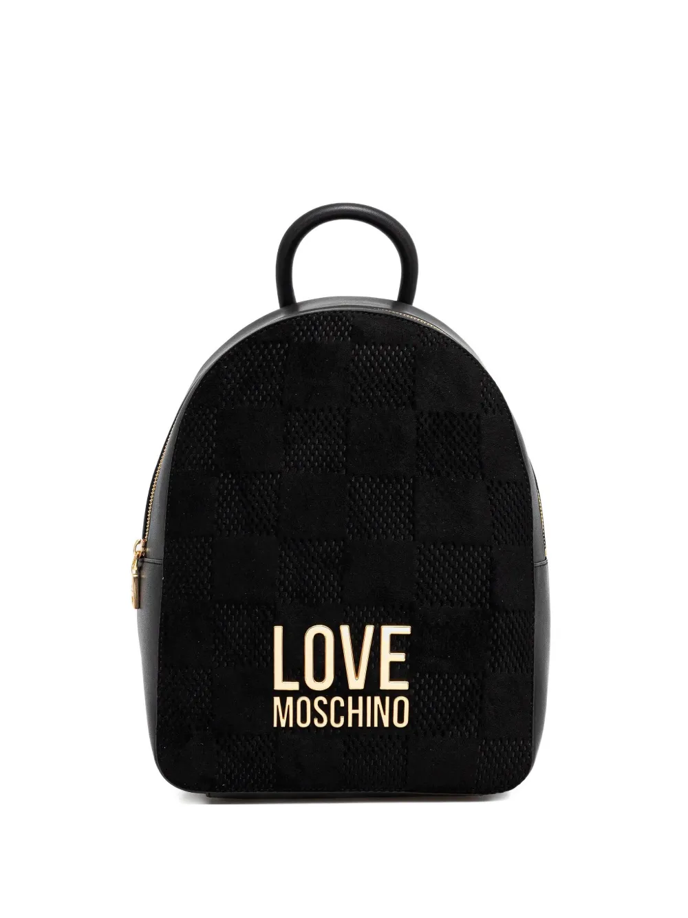 Love Moschino logo-lettering top-handle backpack - Nero