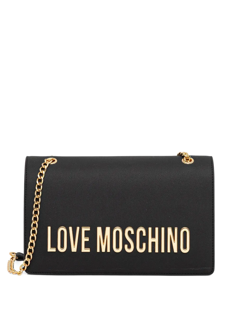 Love Moschino logo-lettering cross body bag - Nero