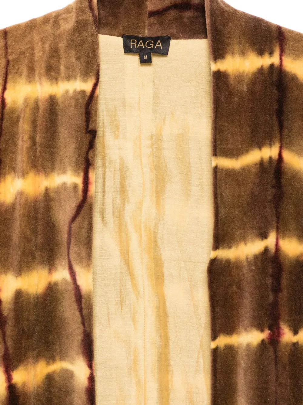  Yavi Tie-dye Cotton Cardigan - Brown 