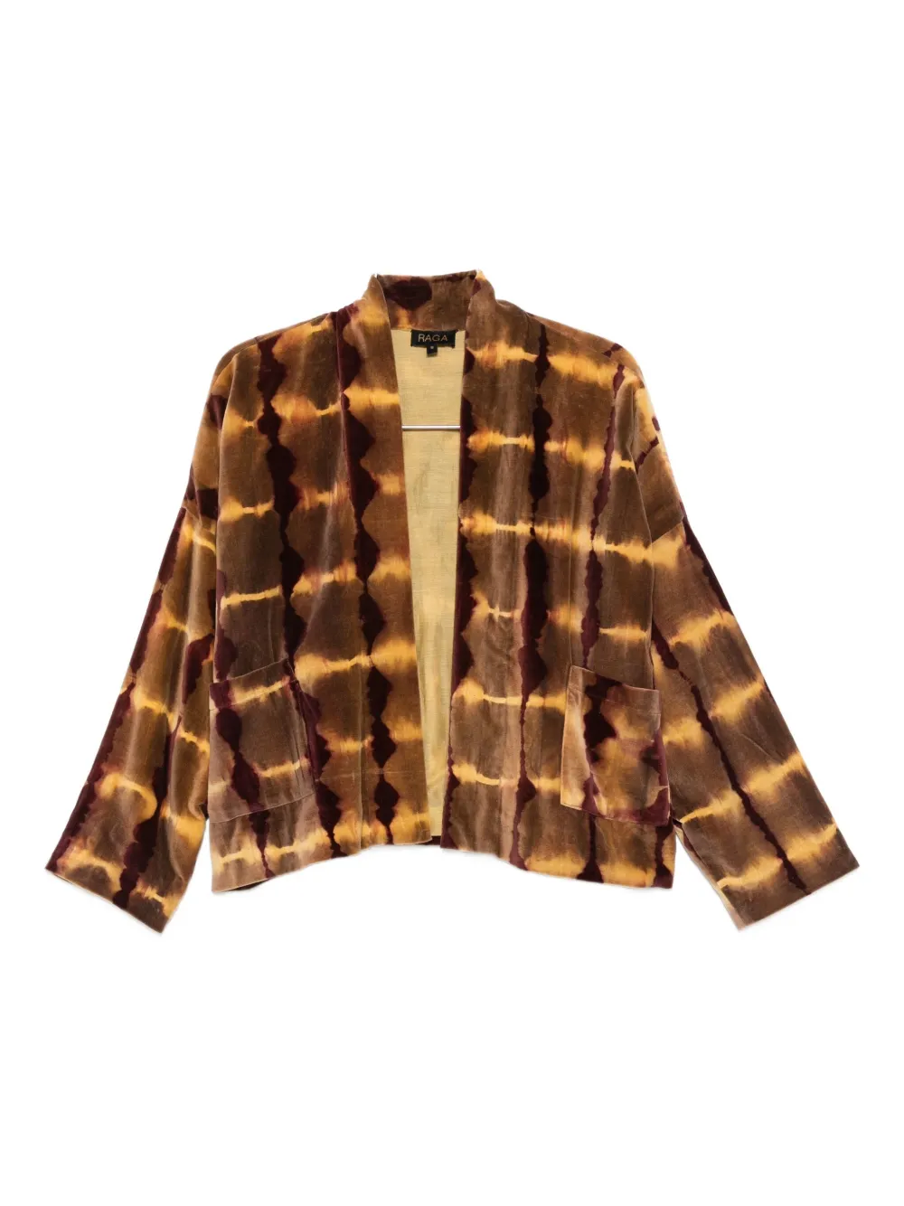 YAVI tie-dye jacket - Marrone