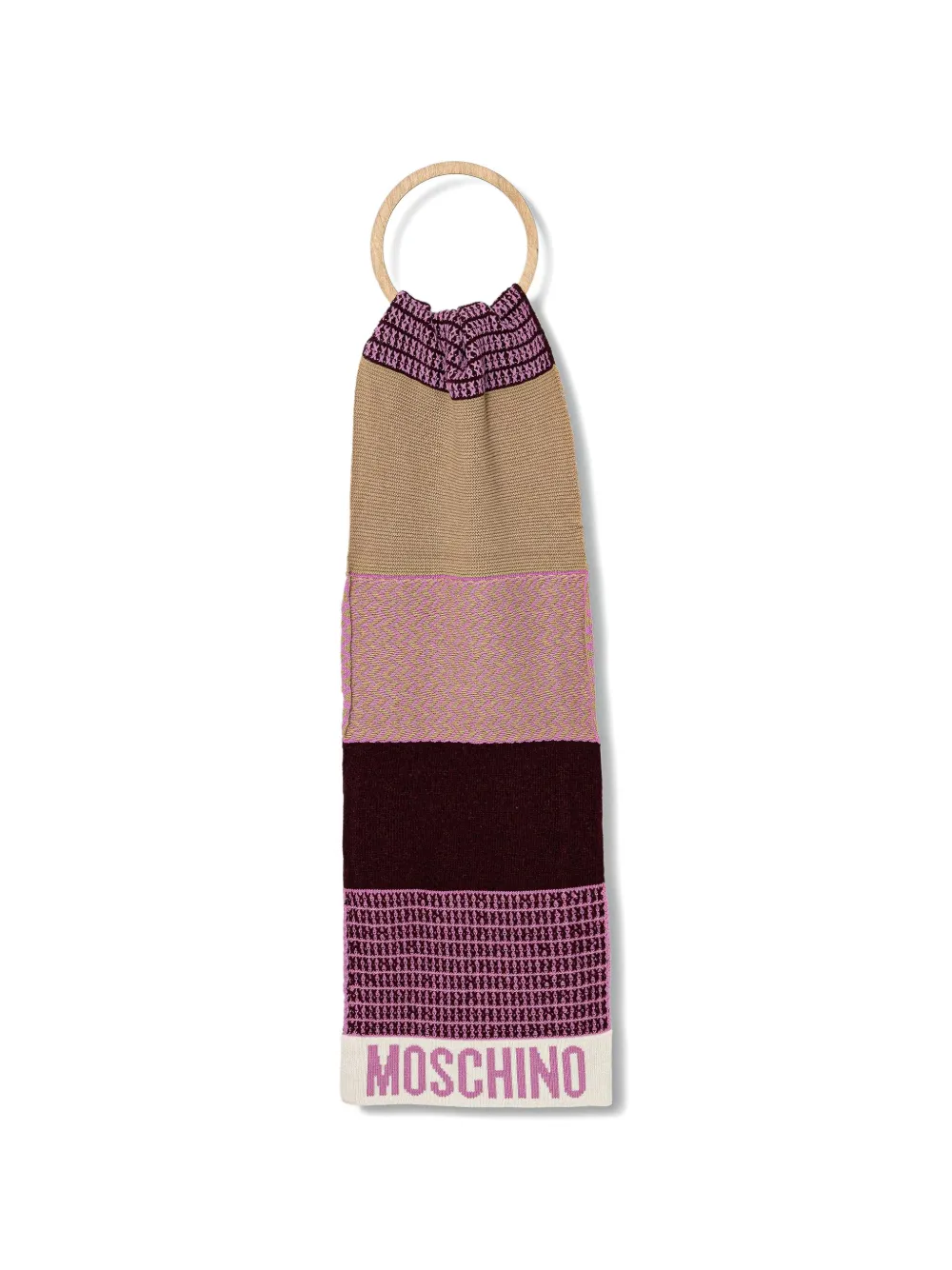 Moschino striped scarf - Viola