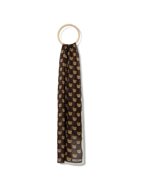 Moschino Teddy Bear-print scarf