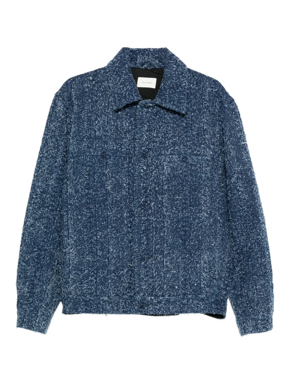 Craig Green sobrecamisa de algodón | azul | Image 1