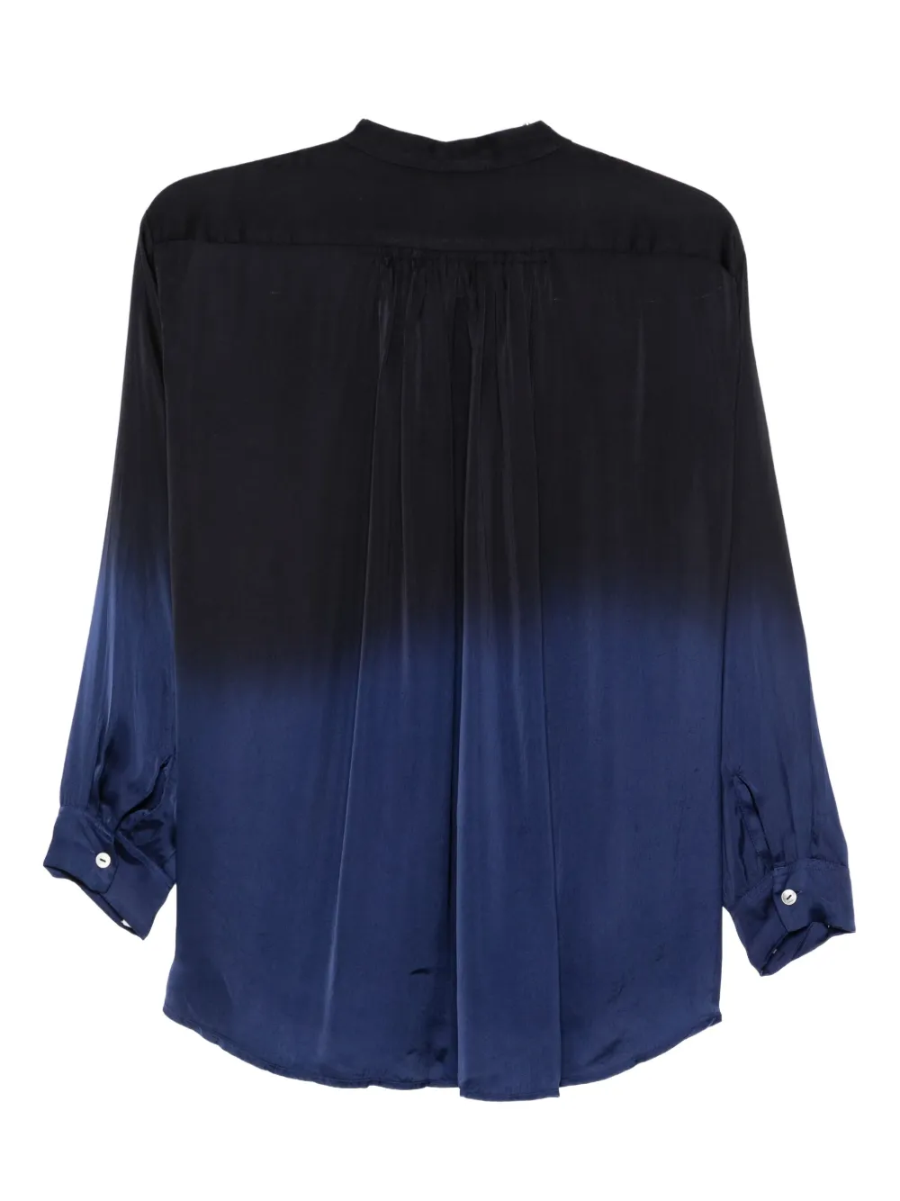 YAVI Blouse met geverfd effect - Blauw