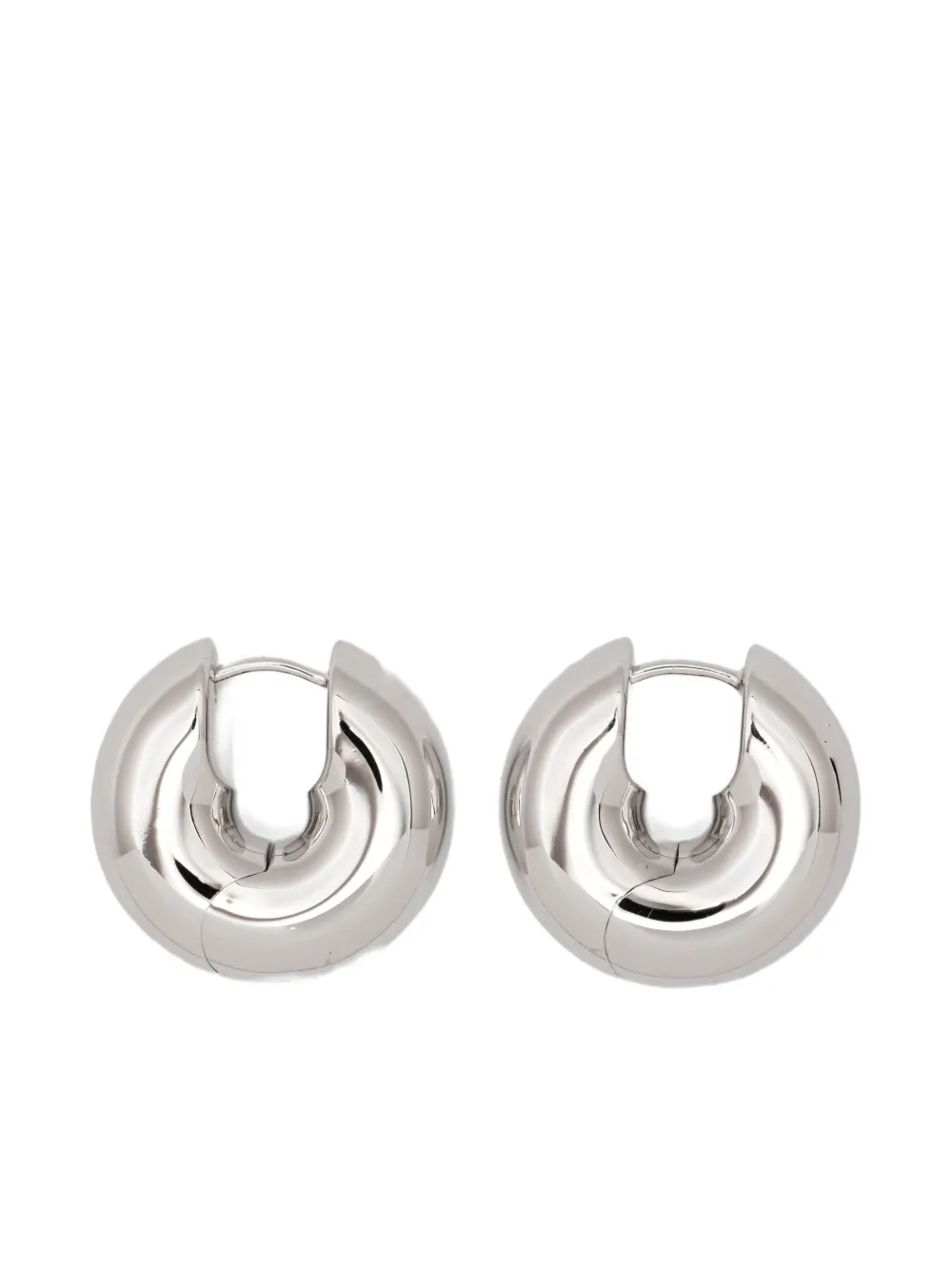 Tom Wood Sphere Hoops Earrings In Metallic