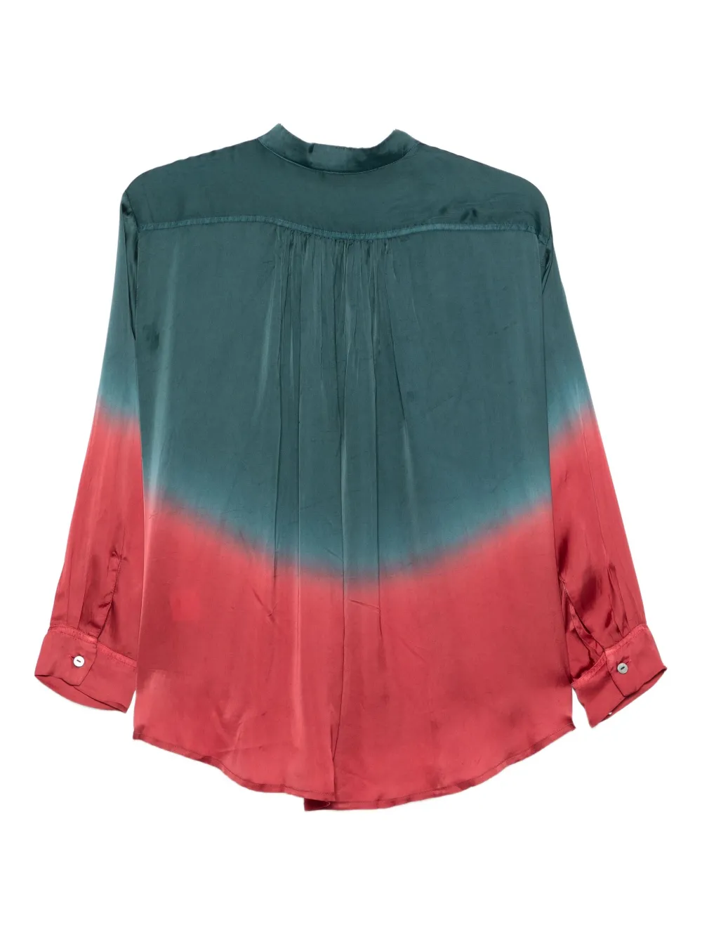 YAVI Nolen dip-dyed shirt - Groen